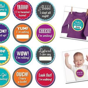 Baby Month Stickers - Milestone Momentos